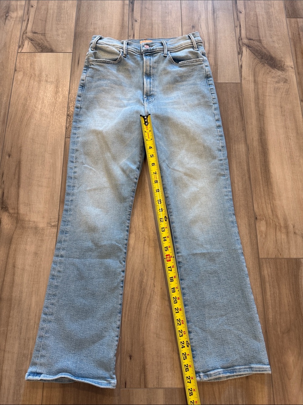 NEW MOTHER The Hustler High Rise Ankle Crop Jeans in California Cruiser Size 30 - Picture 5 of 10
